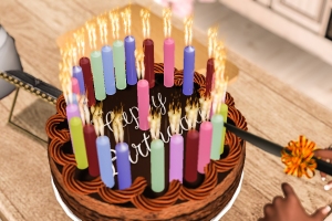 "Happy Birthday to Me" Cake